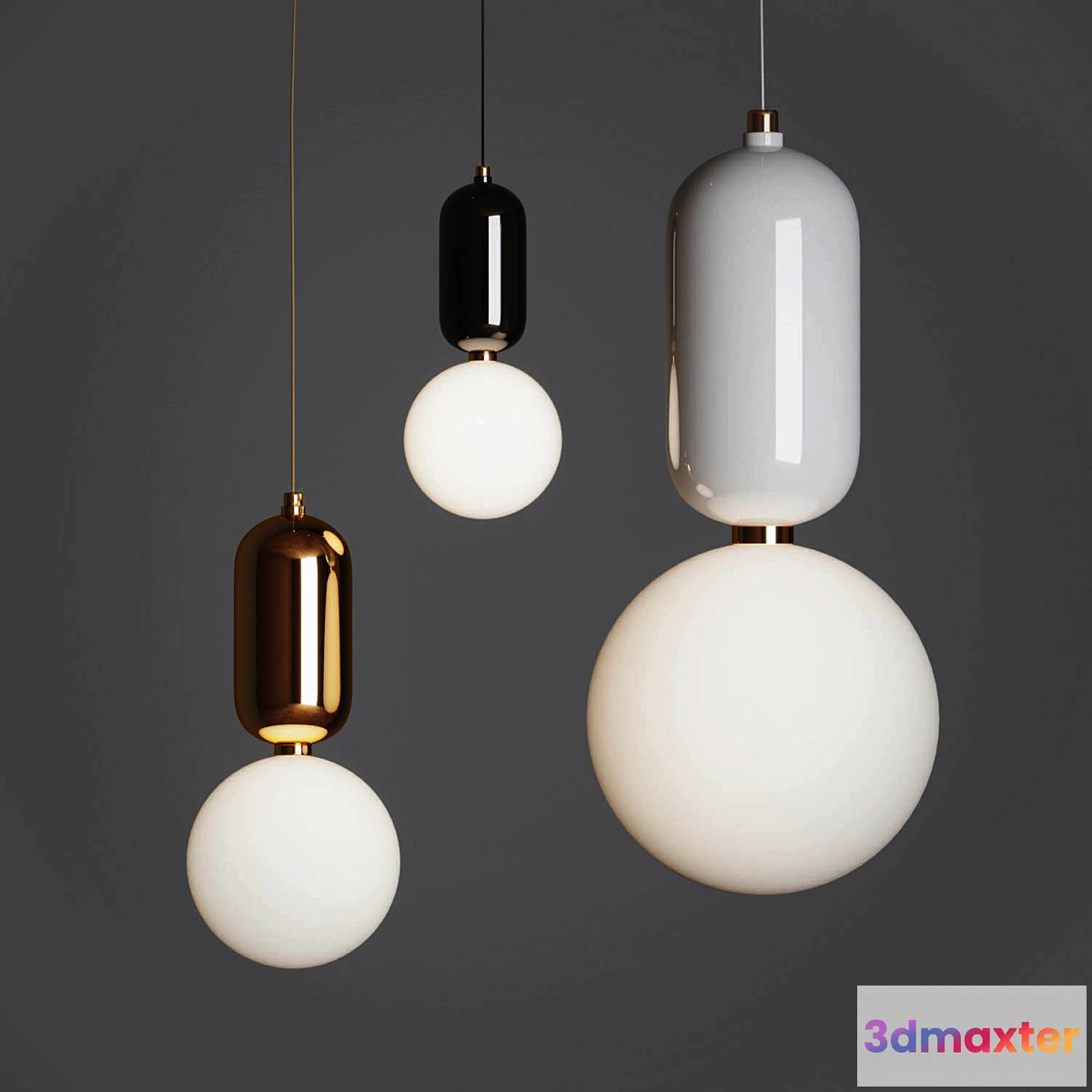 666483 - Parachilna Aballs T ME Suspension Lamp
