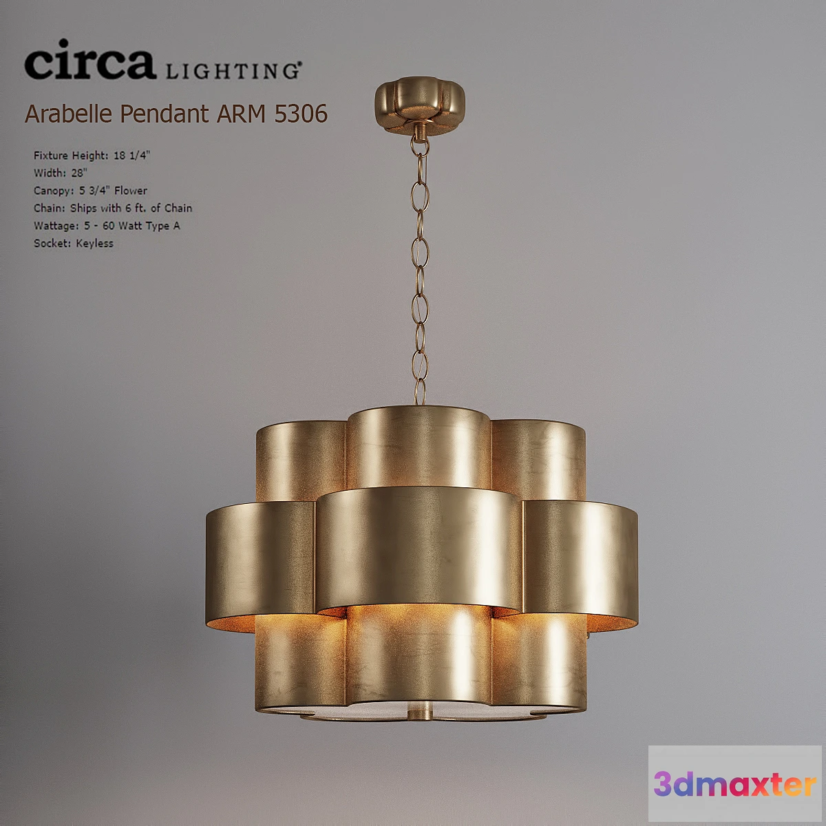 666529 - Arabelle Pendant ARN5306 Circa Lighting