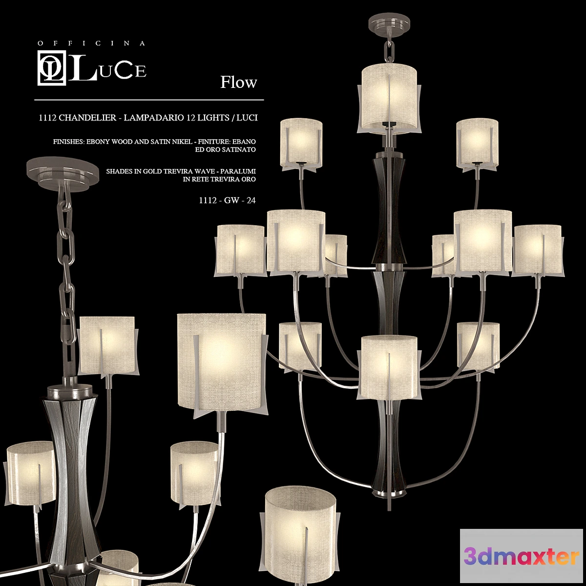 669235 - Officina-Luce Flow 1112-GW-24