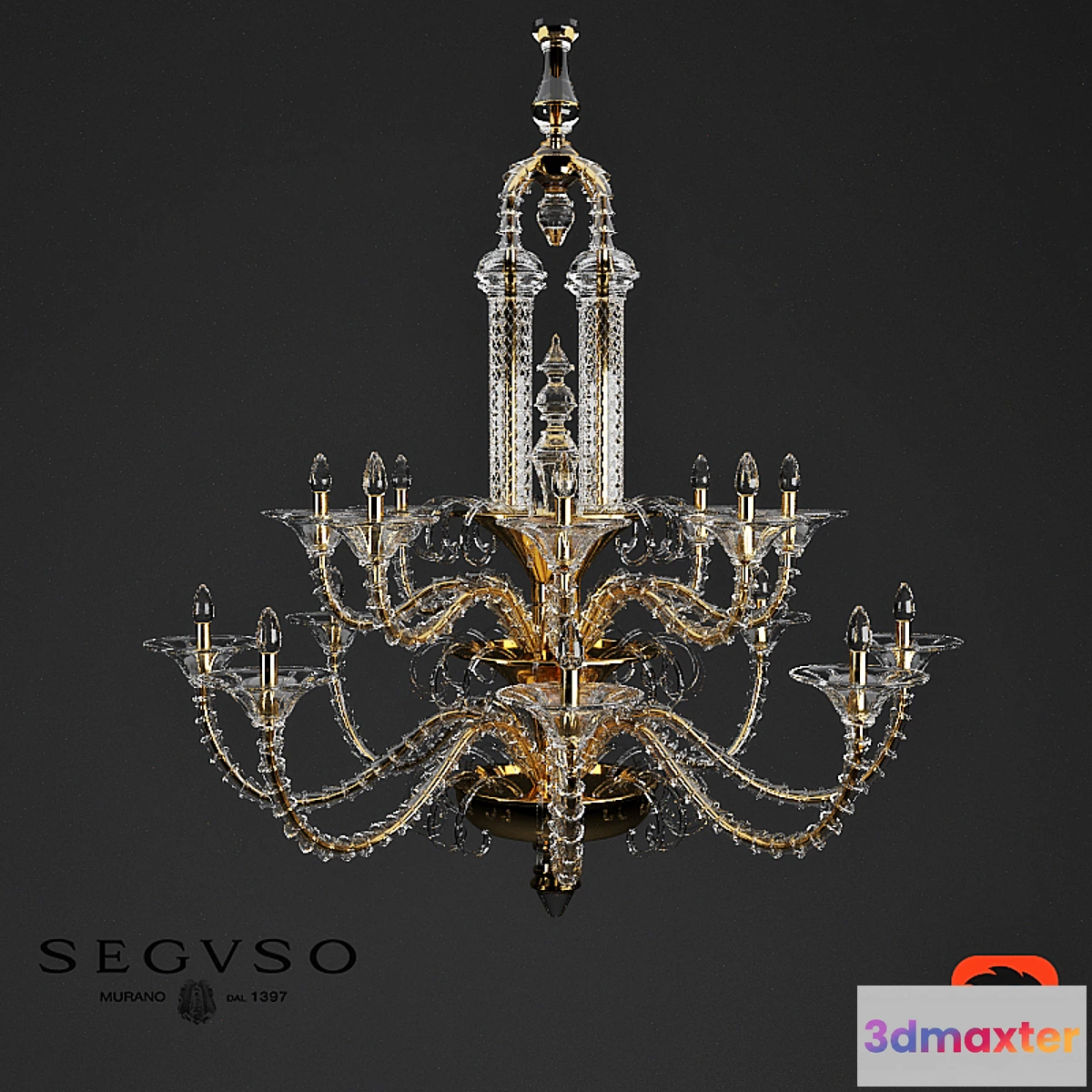 669277 - Chandelier Seguso Rezzonico Museo