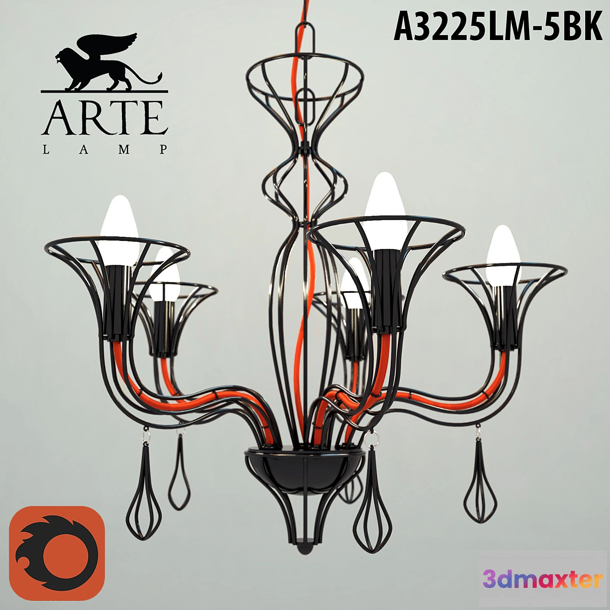 669291 - Arte lamp A3225LM-5BK 2