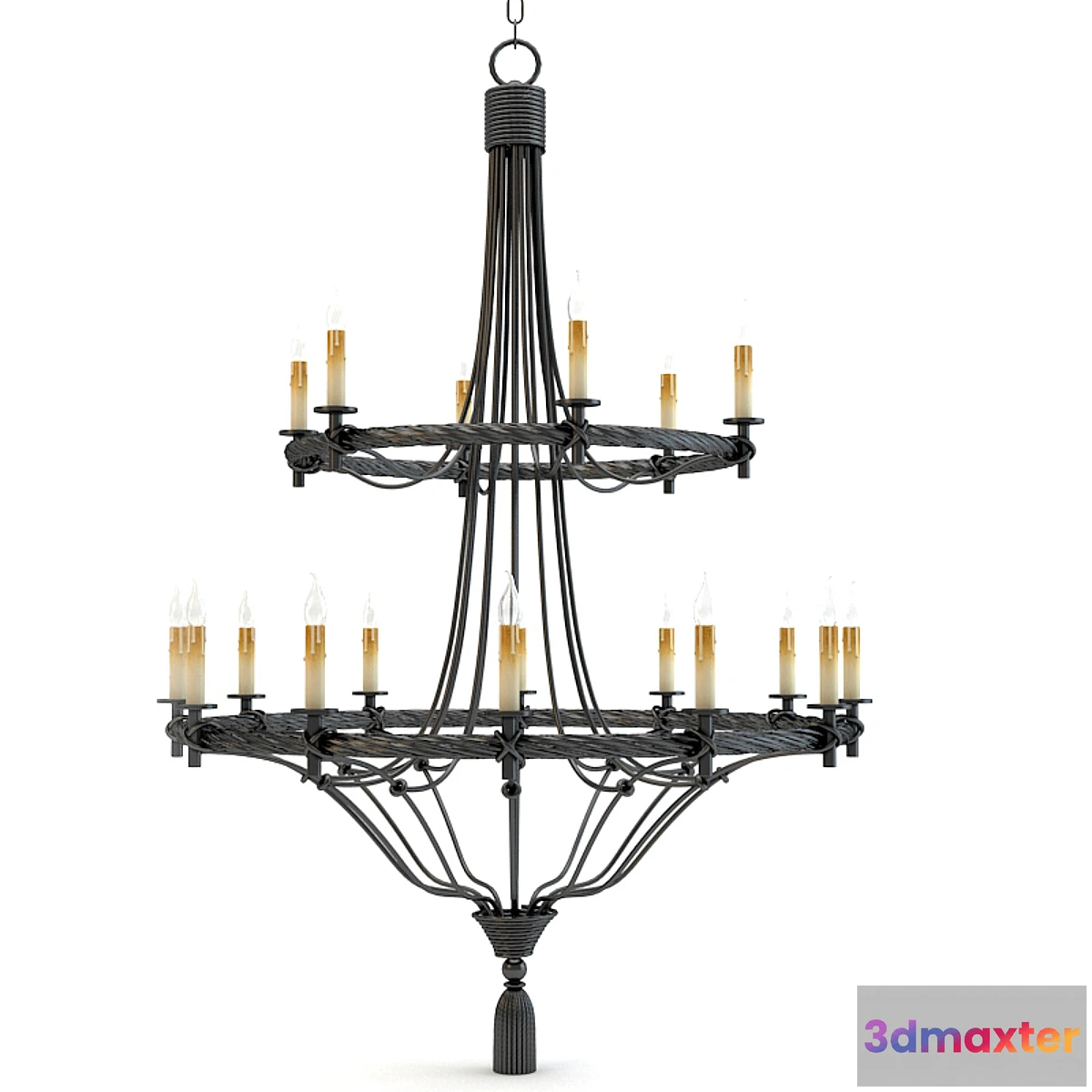 669331 - Currey and Company Priorwood Chandelier Lighting