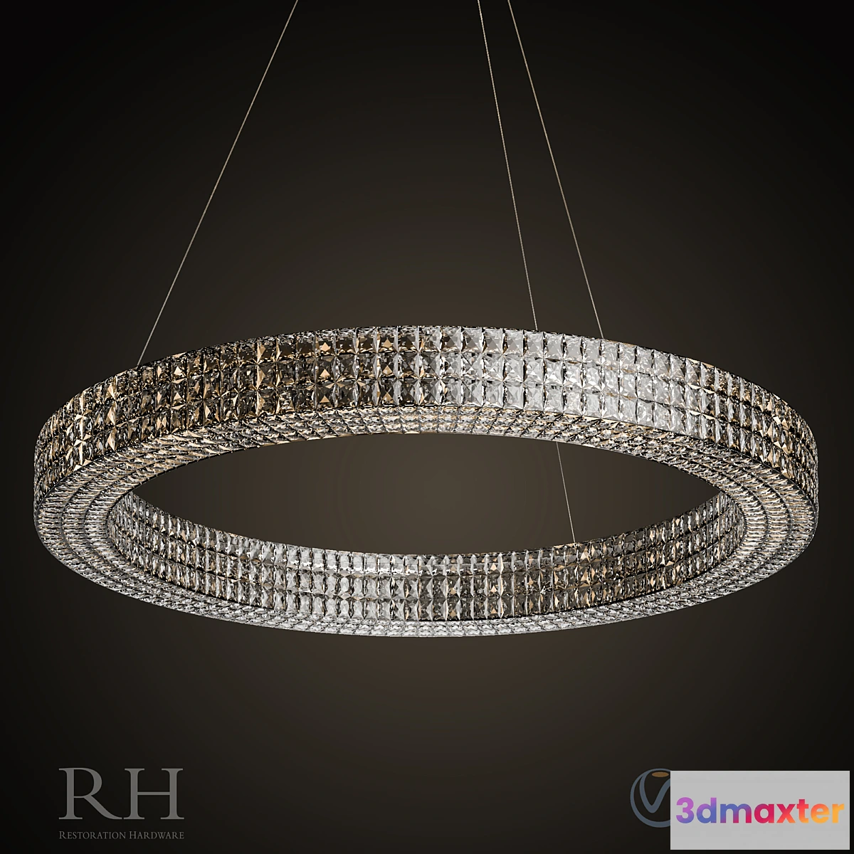 669345 - SPIRIDON RING CHANDELIER 59″