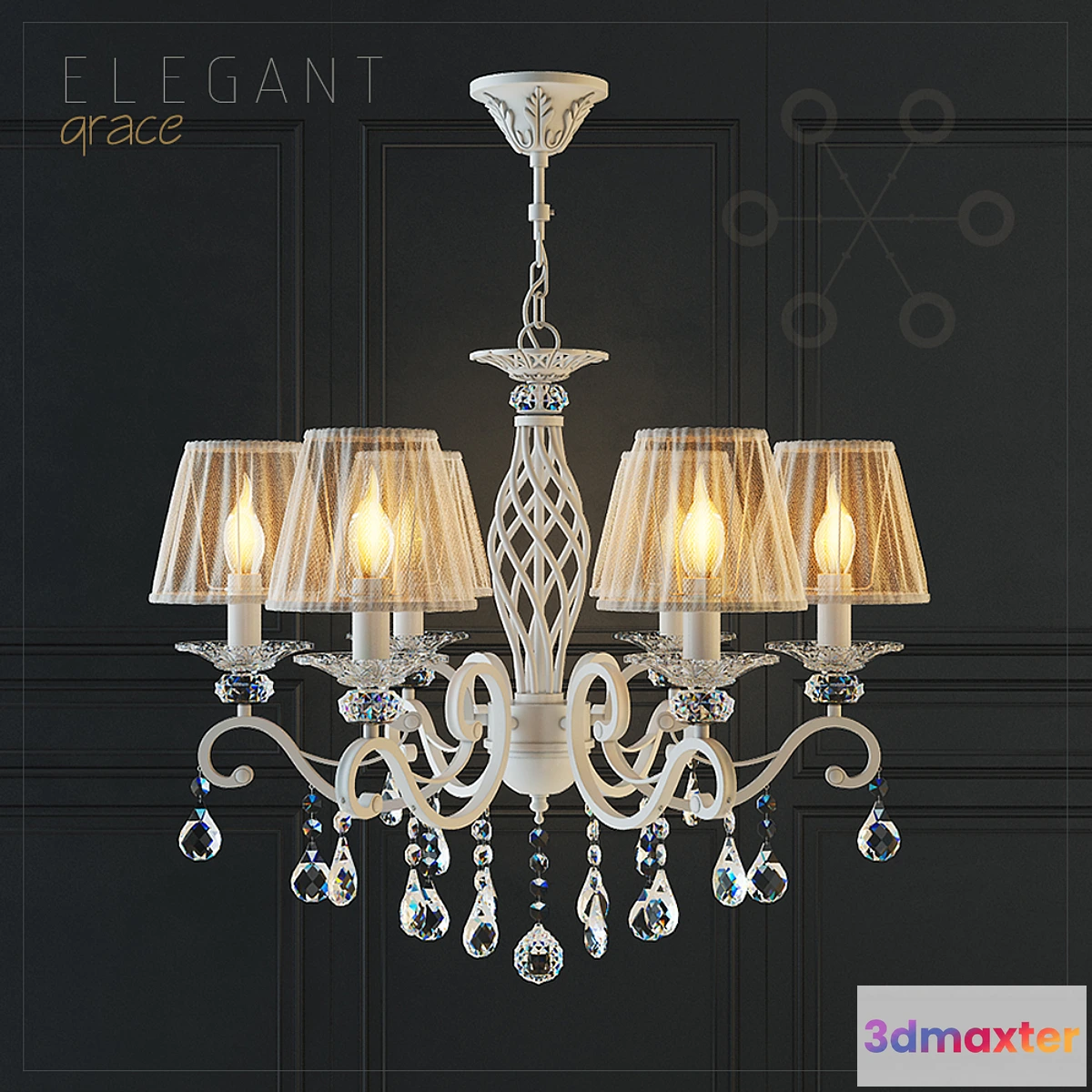 669363 - Chandelier Maytoni ARM247-06-G
