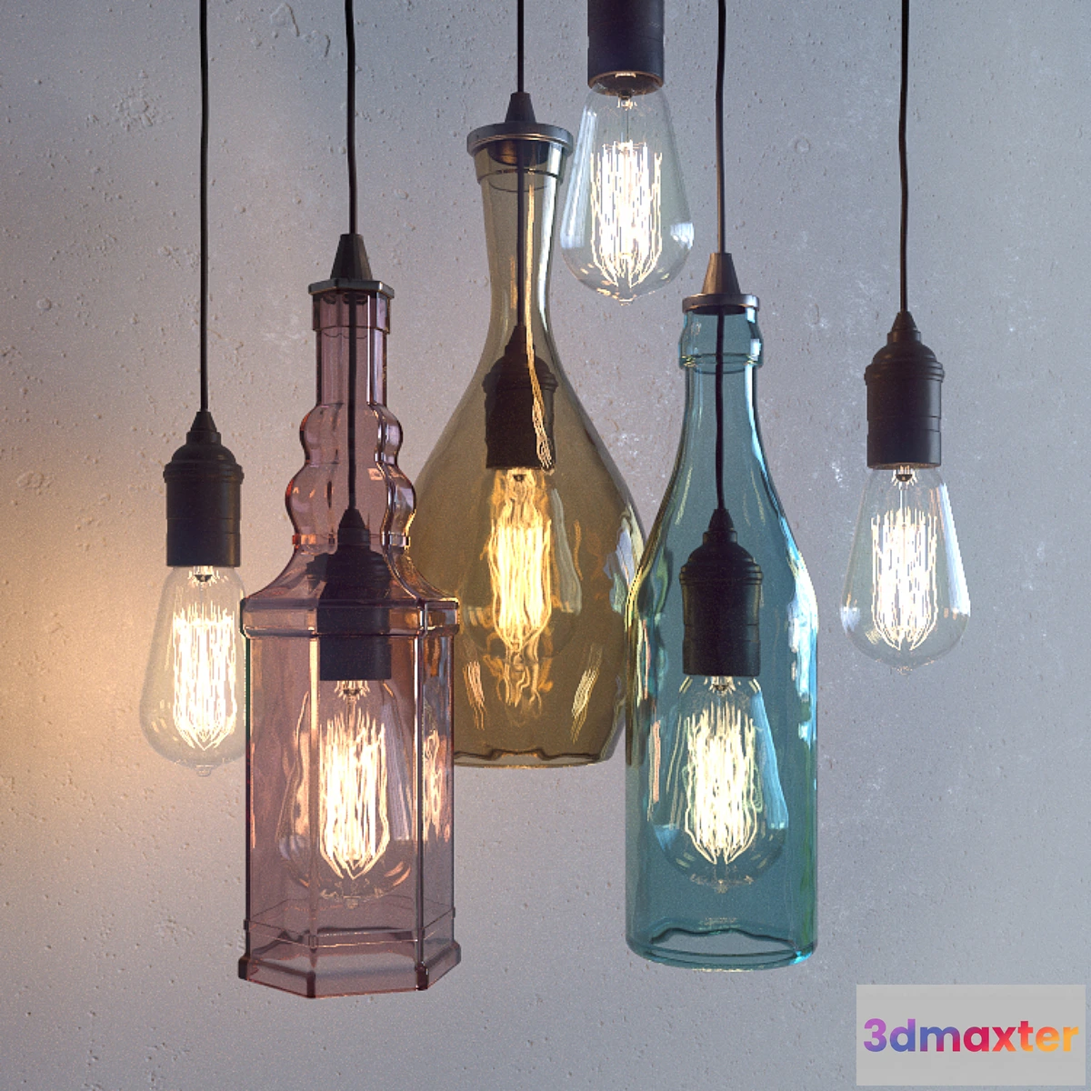 669913 - Edison Lamp Bottle