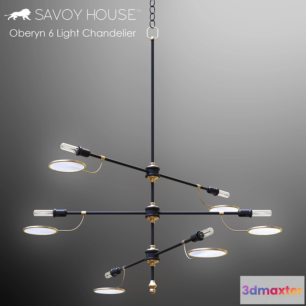 670037 - Savoy House Oberyn 6 Light Chandelier