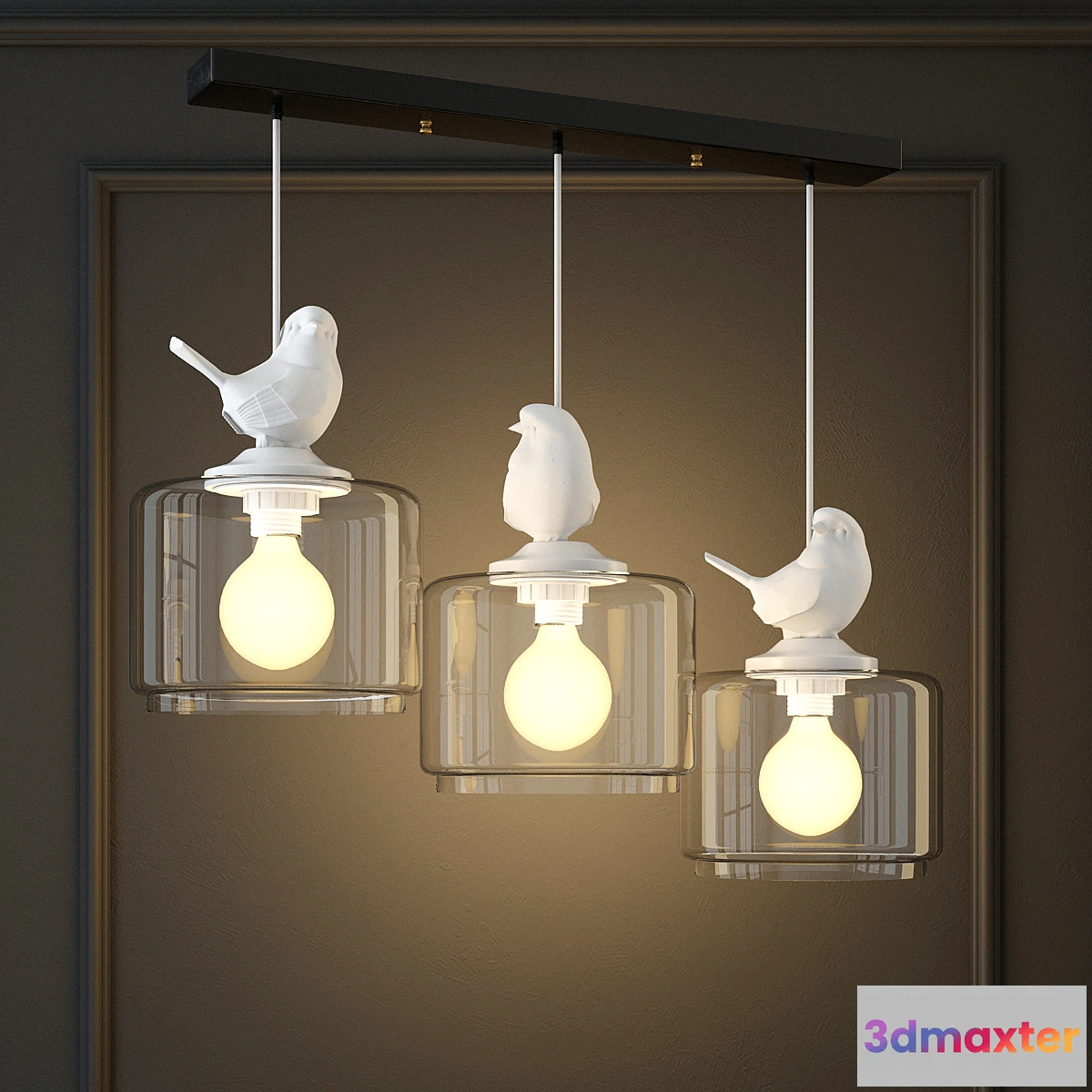 670043 - Pendant lamp provence bird pendant angle 3