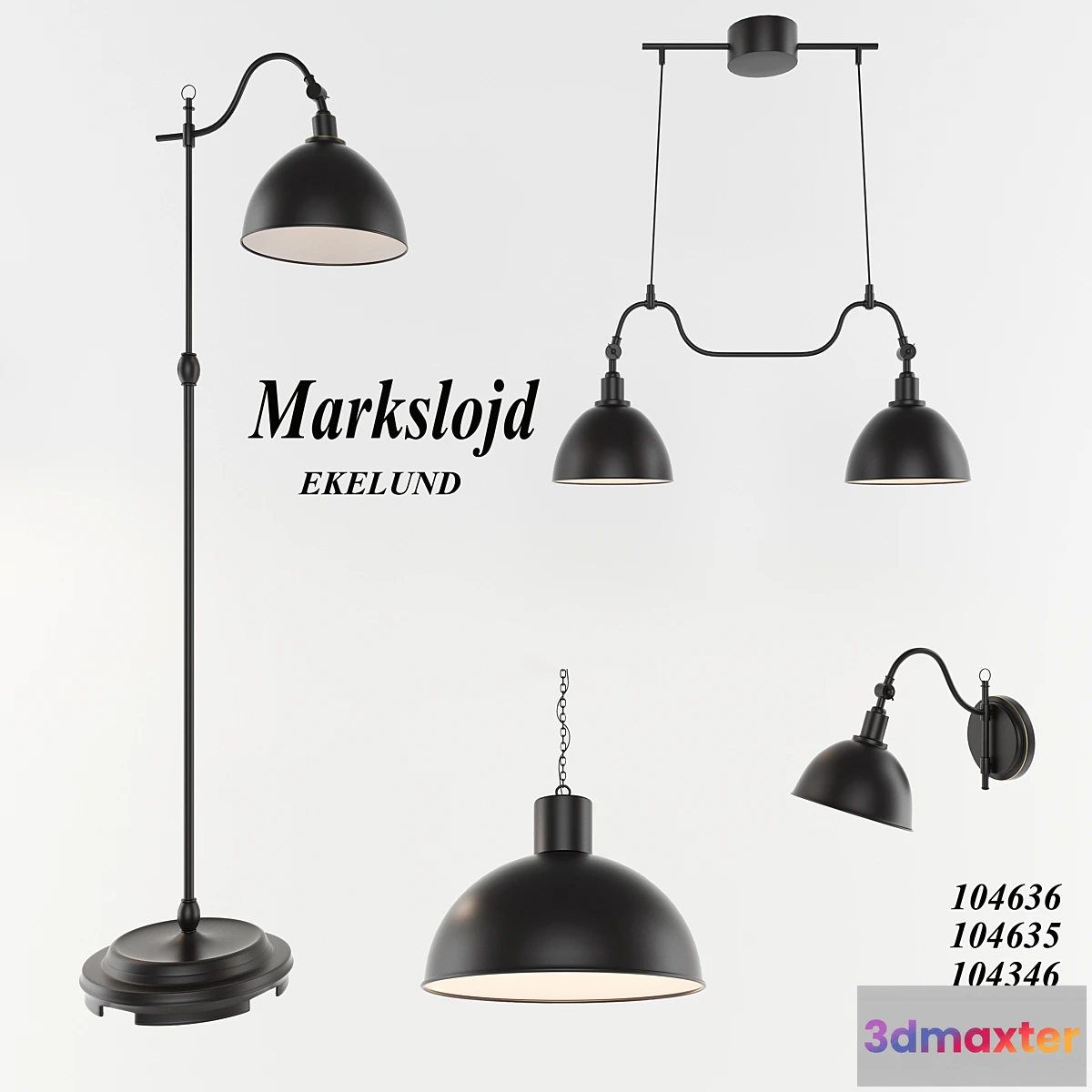 672773 - Set lamps Markslojd Ekelund
