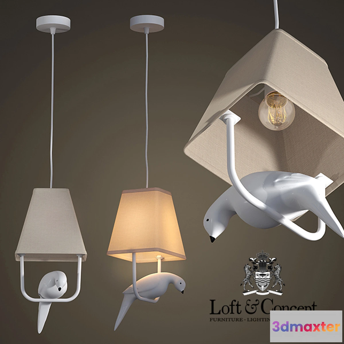 674207 - Chandelier Bird 1