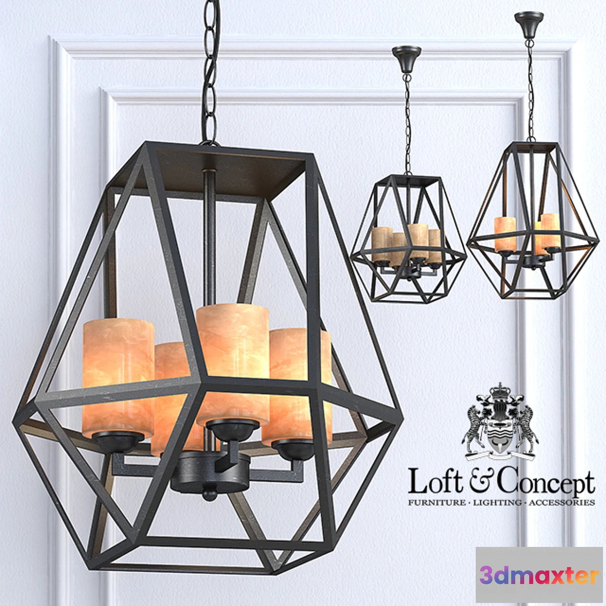 674549 - Chandelier Gem Hanging Light Fixture marble