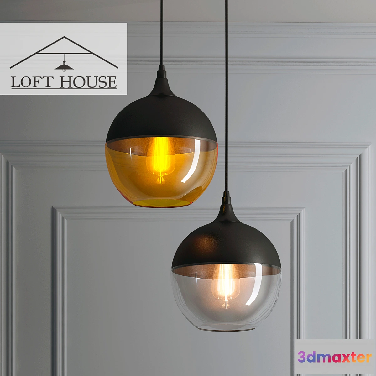 674561 - Hanging lamp LOFT HOUSE P-171