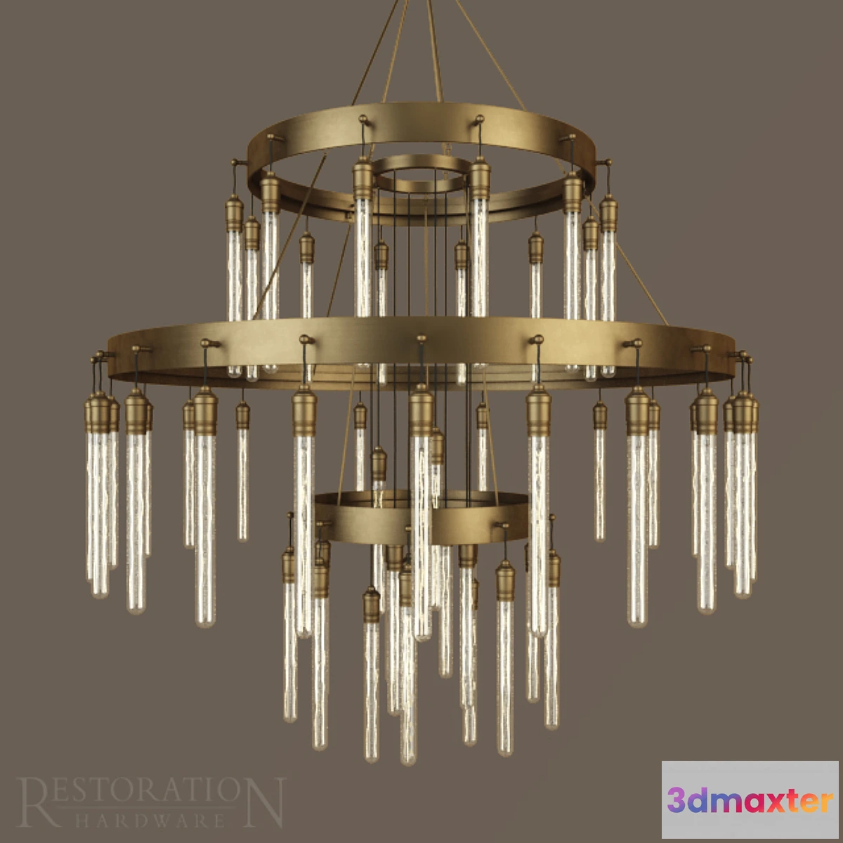 674581 - RT AXIS THREE-TIER CHANDELIER