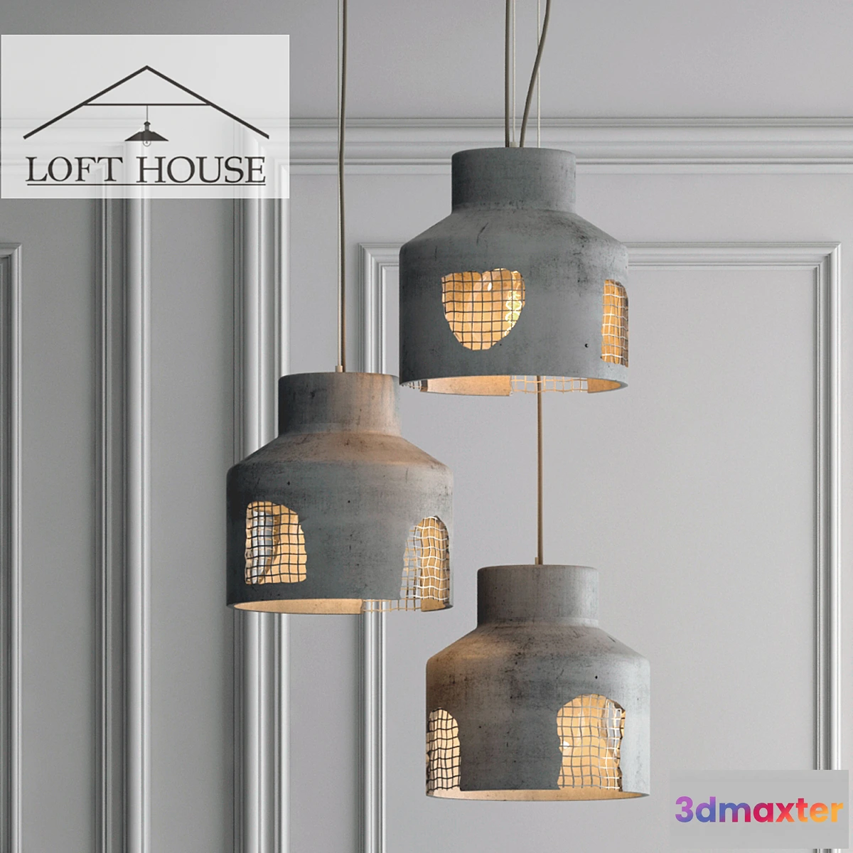 674583 - Hanging lamp LOFT HOUSE P-186