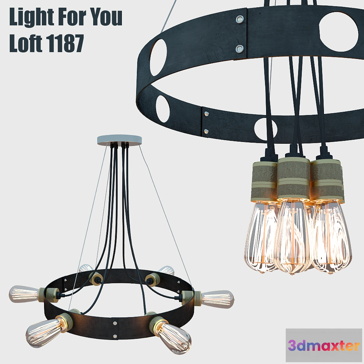 674611 - Chandelier Light For You LOFT 1187