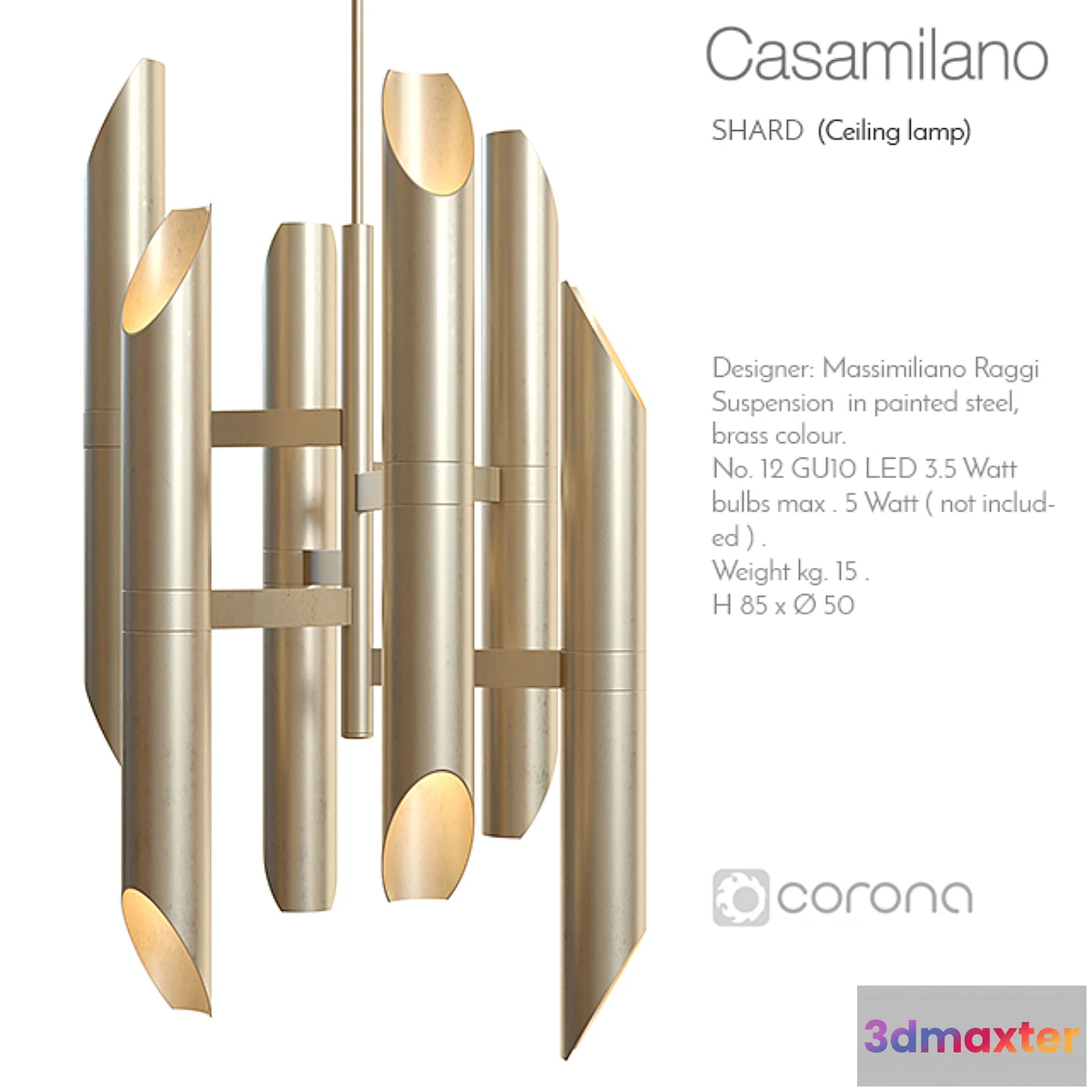 674691 - Casamilano shard ceiling lamp
