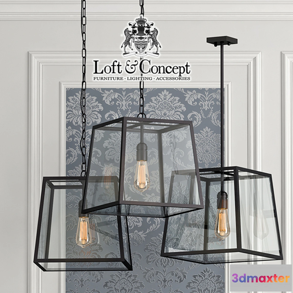 674773 - Suspension Loft Industrial Filament Pendant