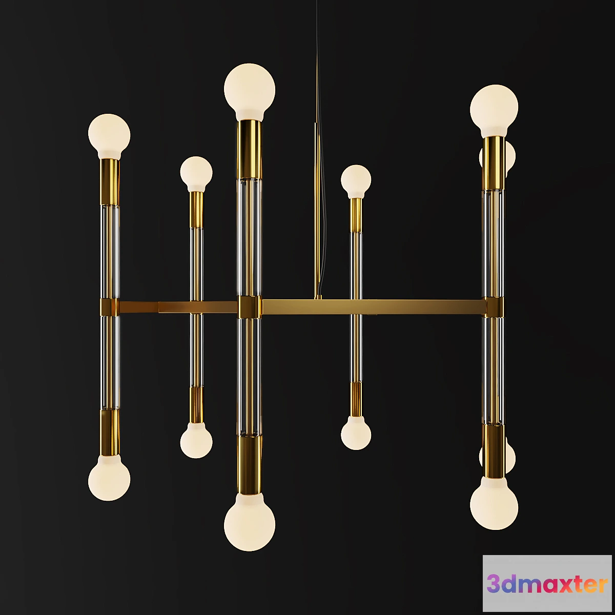 674791 - Acrylic Framework Chandelier - Round