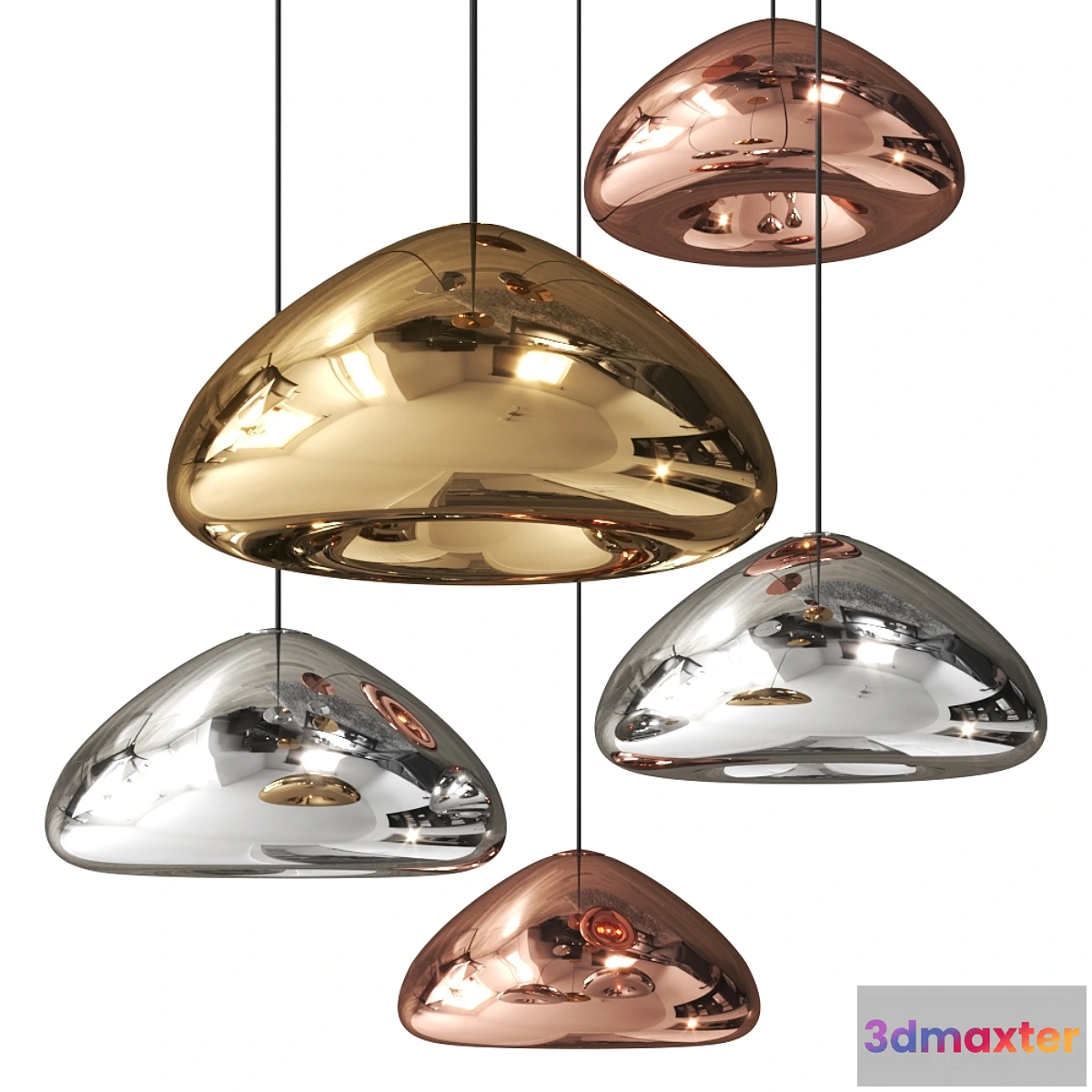 683360 - Void Pendant Copper by Tom Dixon Light