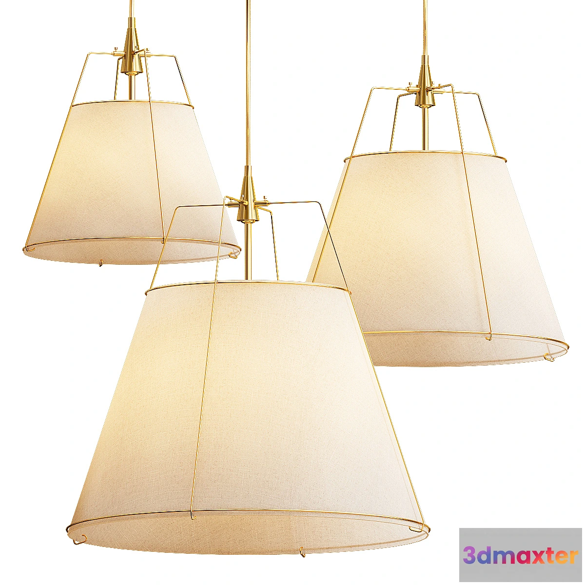 683418 - Conical Drum Pendants
