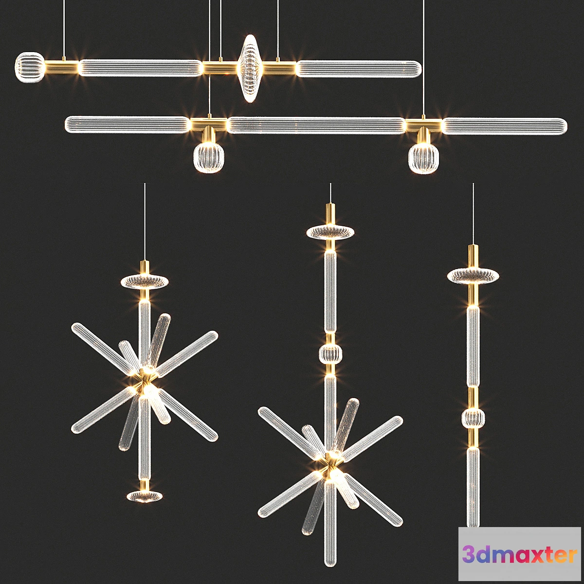 683446 - Cipher Lasvit collection chandelier