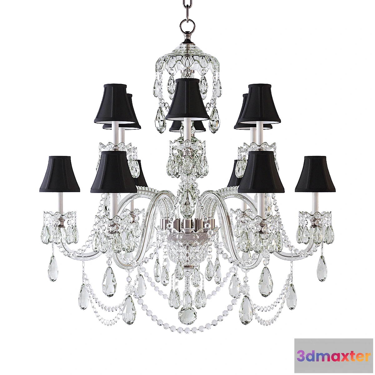 683734 - Ralph Lauren Duchess Large Chandelier with Cut Arms DC102