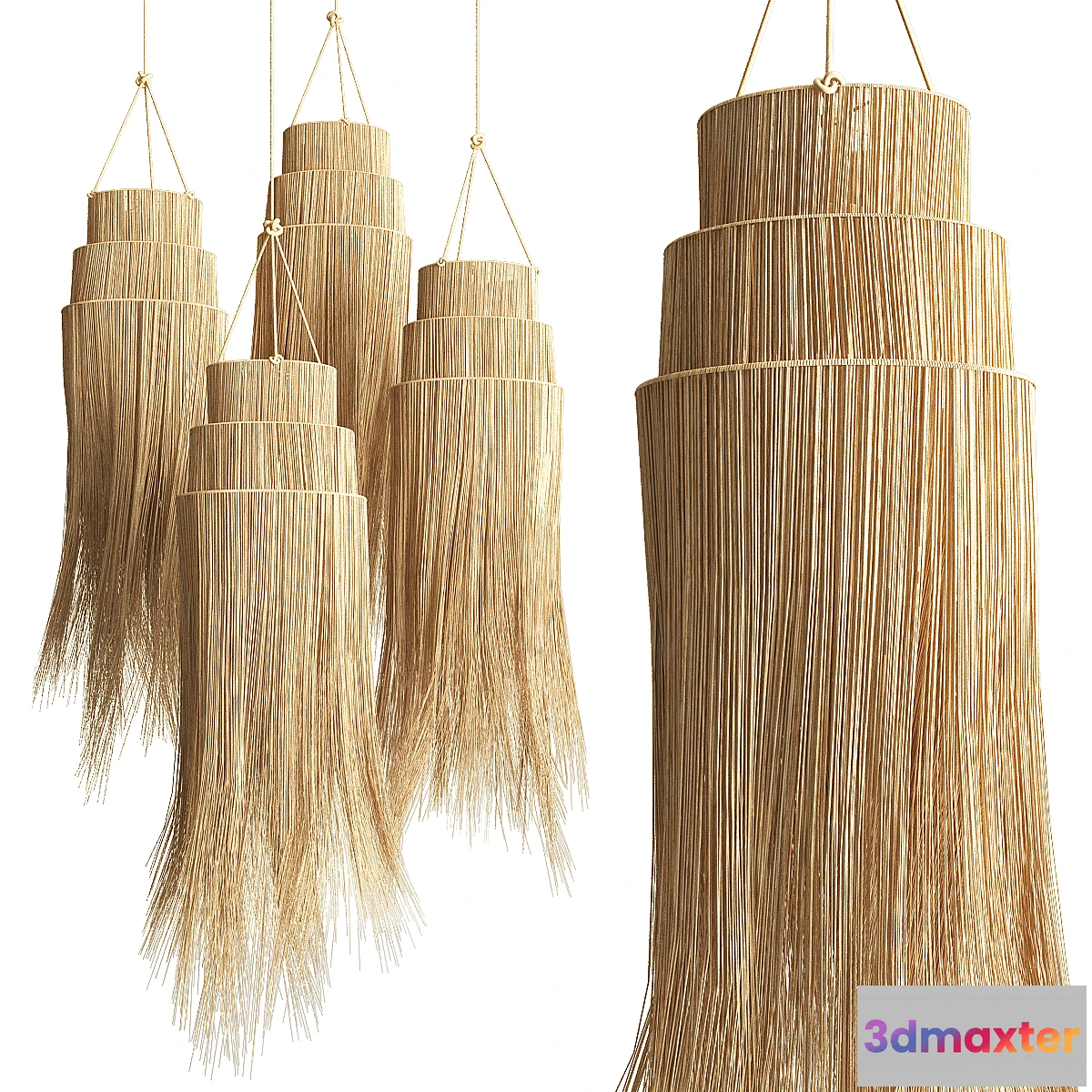 683742 - Anisha 3 Tier Alang Pendant