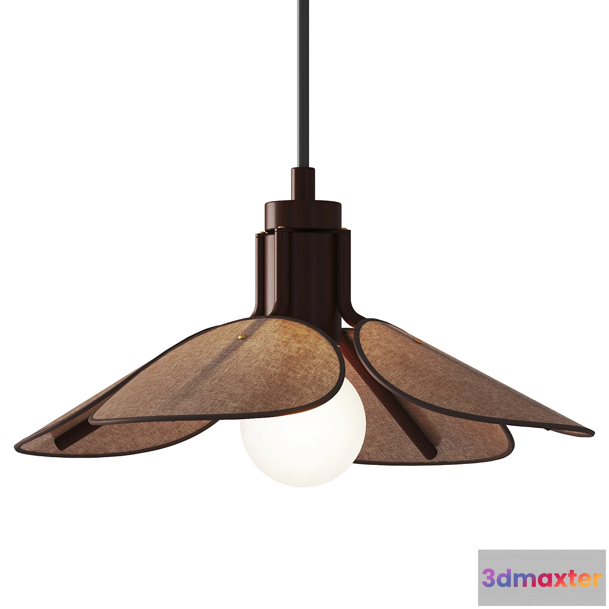 683908 - Litfad - Unique Shape Wood Pendant