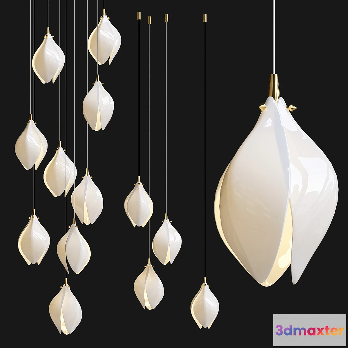 683982 - Bloom Pendant 931 lights