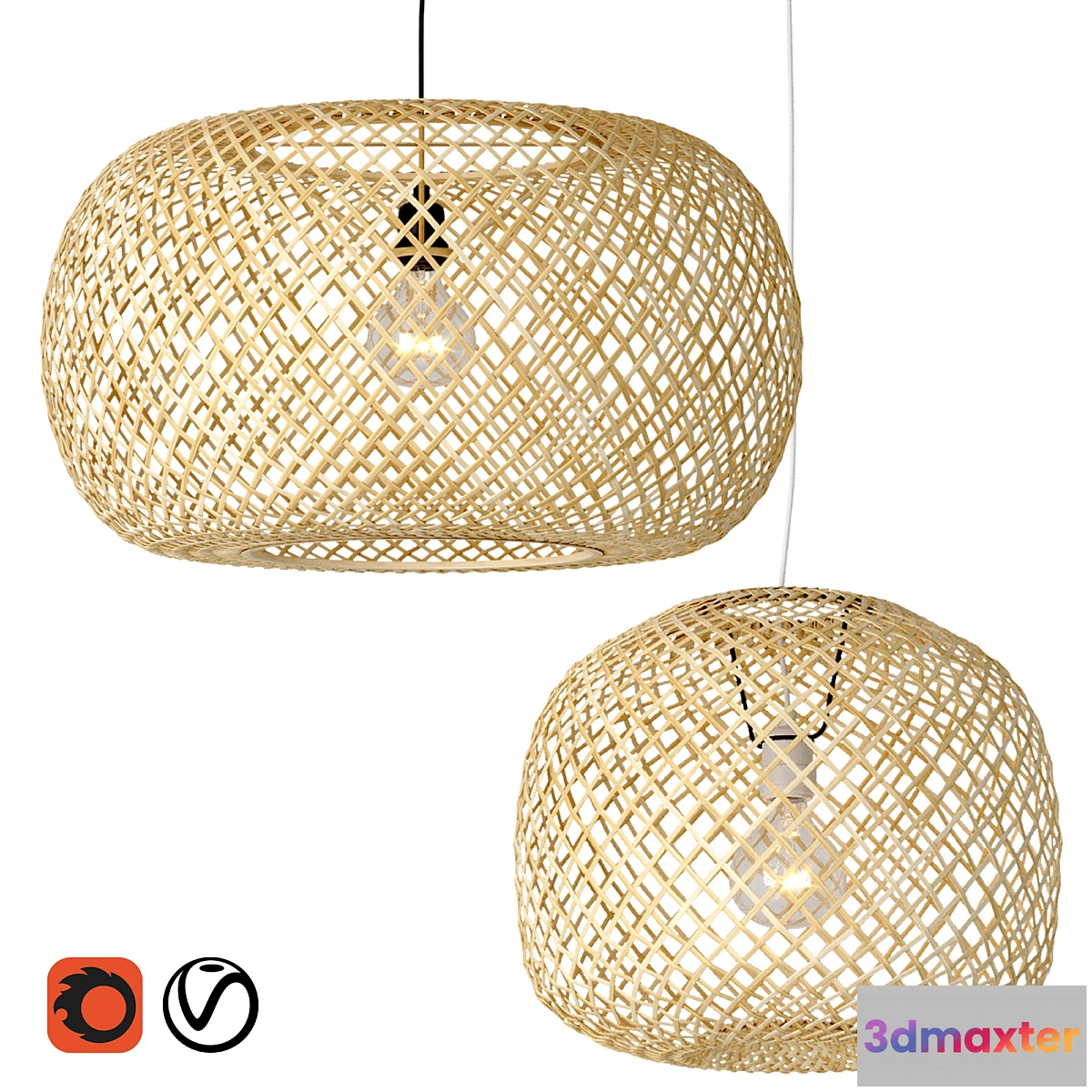 683986 - Bamboo chandelier La Redoute Ezia