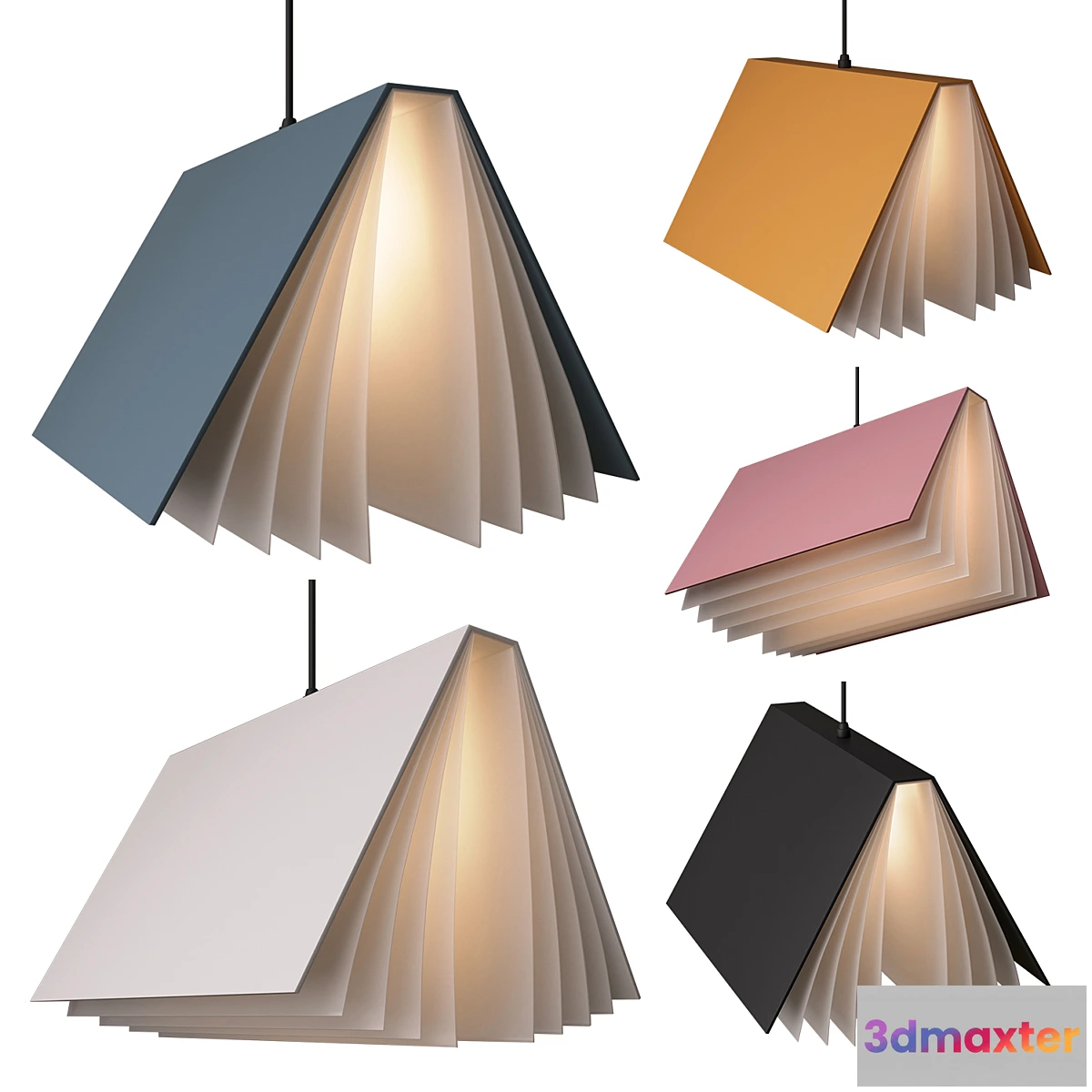 683988 - Pendant Lights Metal Books