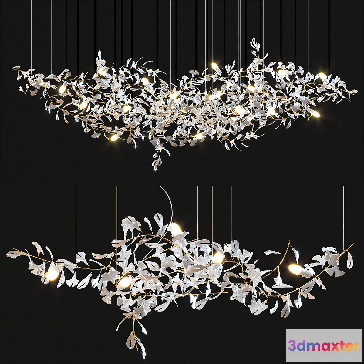 684070 - Gingko Chandelier Collection