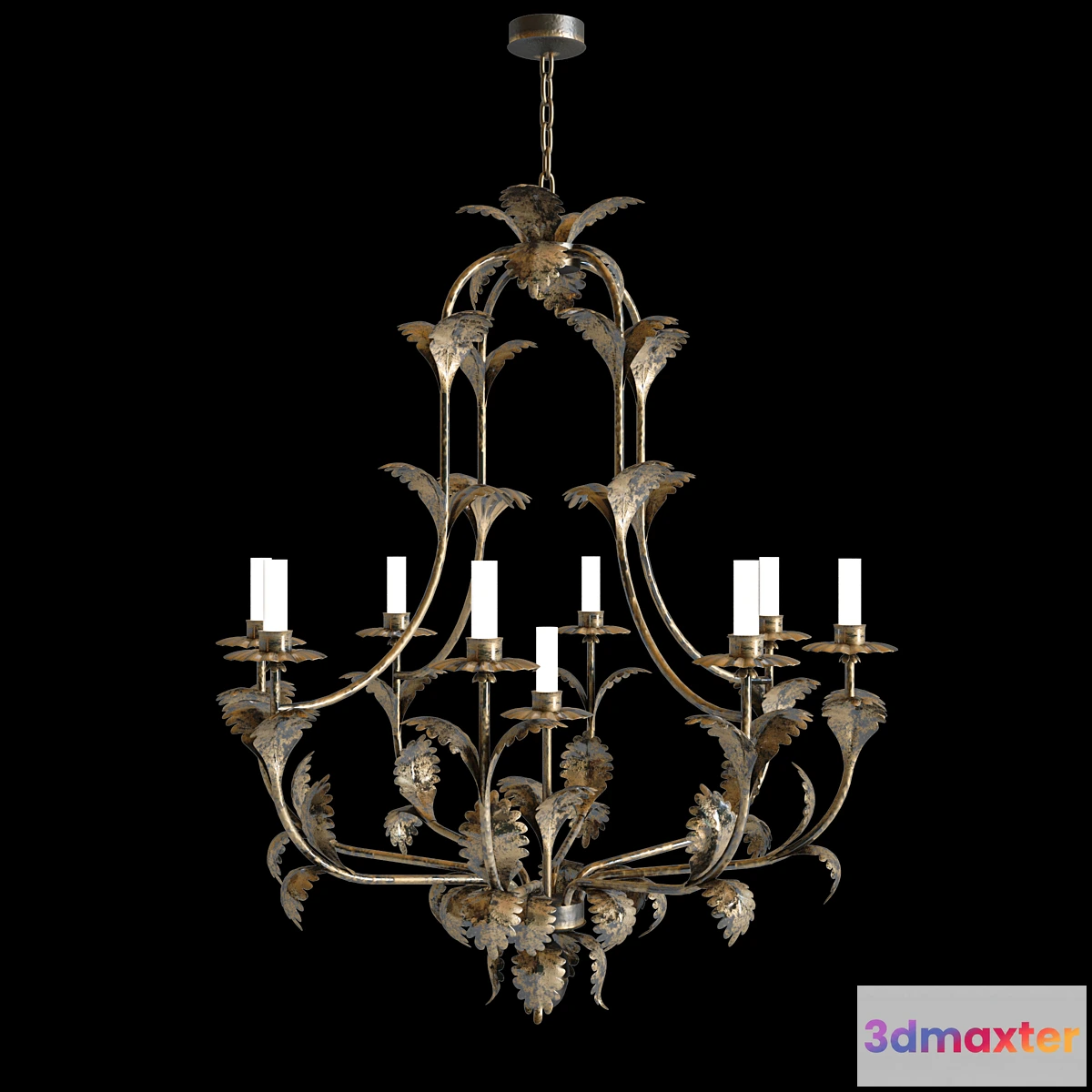 708138 - Vaughan Compiegne Leaf Chandelier