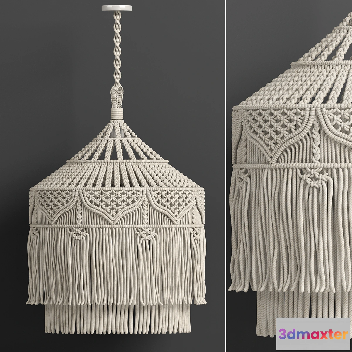 708148 - macrame chandelier 05