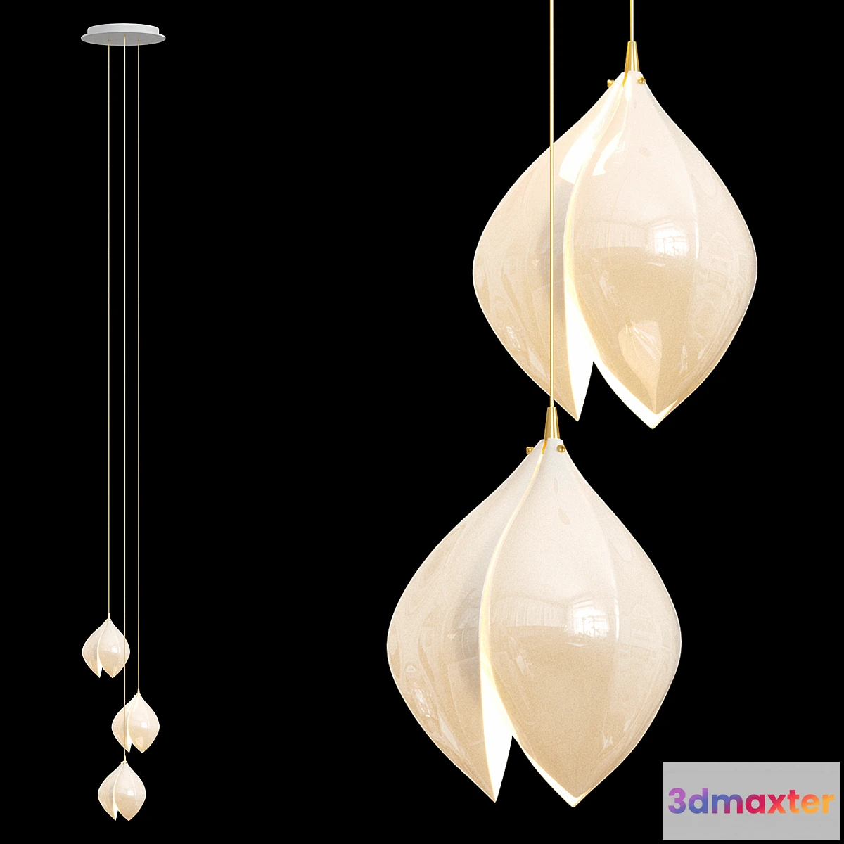 708220 - LEA MORE pendant by Lampatron