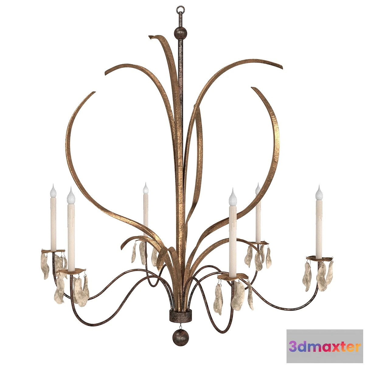708314 - Low Country MARSH GRASS GRANDE CHANDELIER