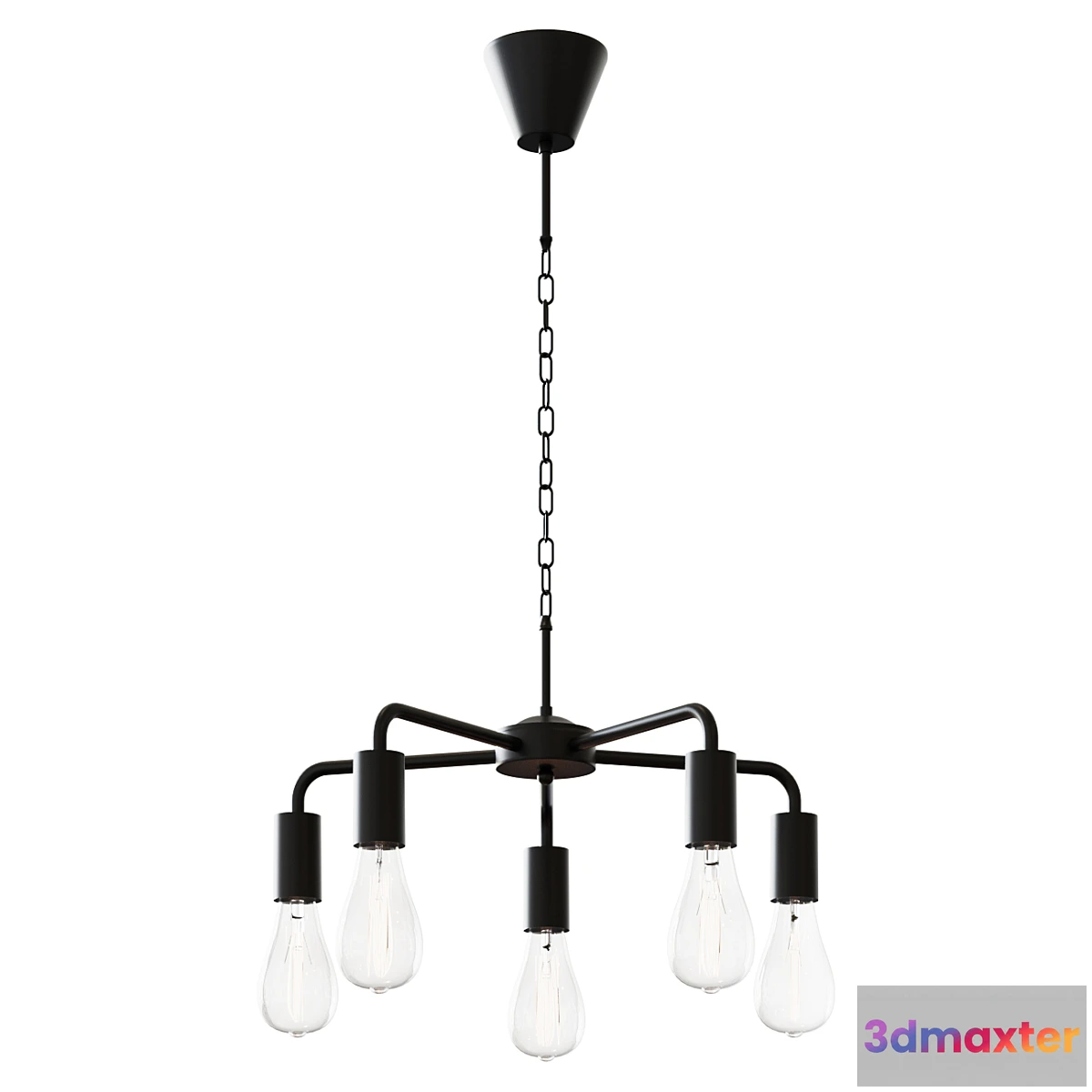708480 - Chandelier VITALUCE Edwin 5xE27 max. 60W # 80319410