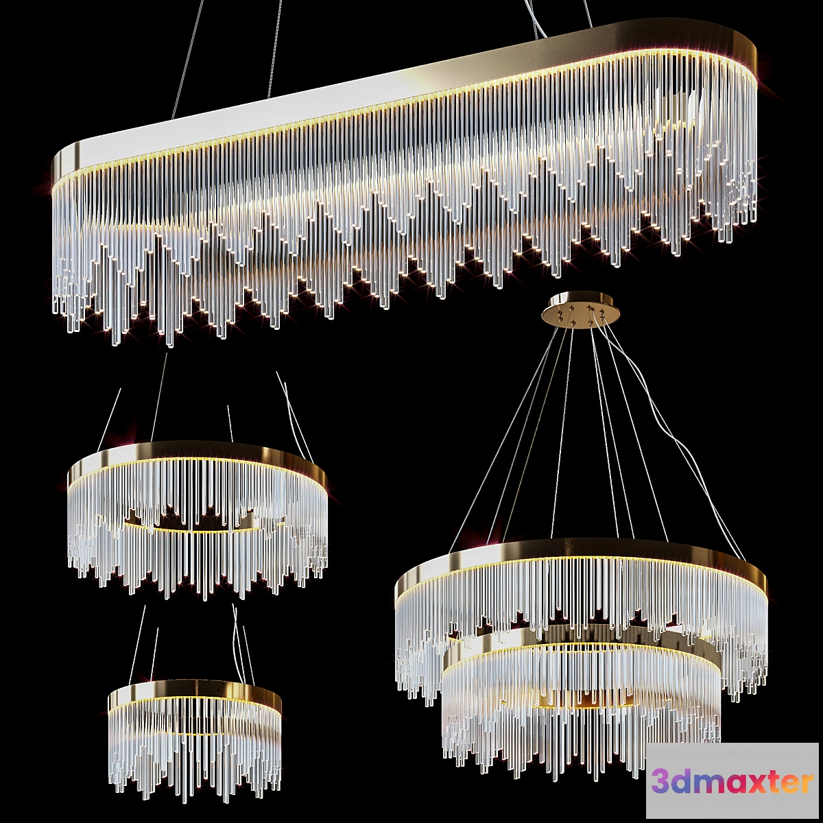 708618 - Hanging chandeliers FAIRYTALE by Romatti