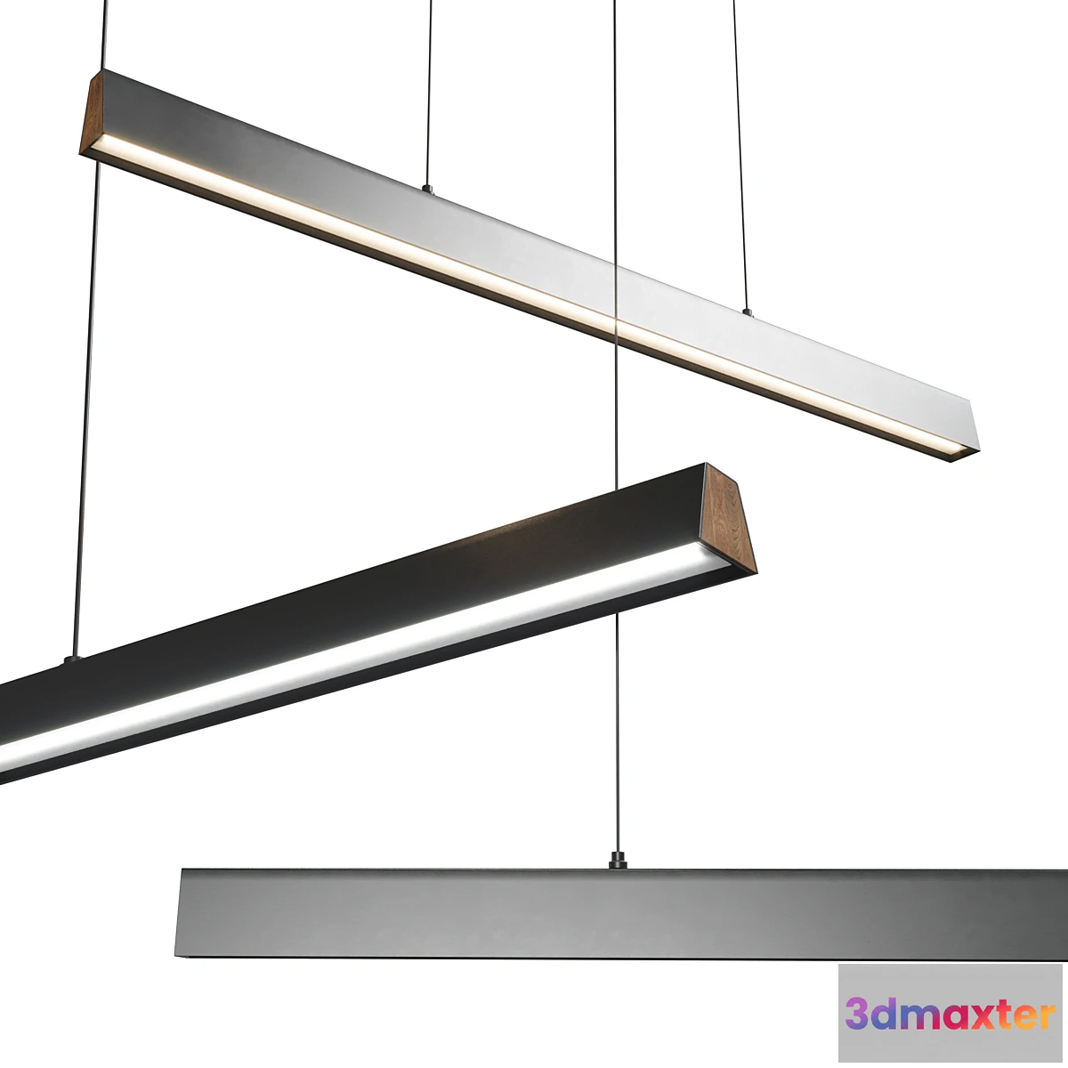 708754 - Blackjack Lighting Flair Kitchen Island Linear LED Pendant