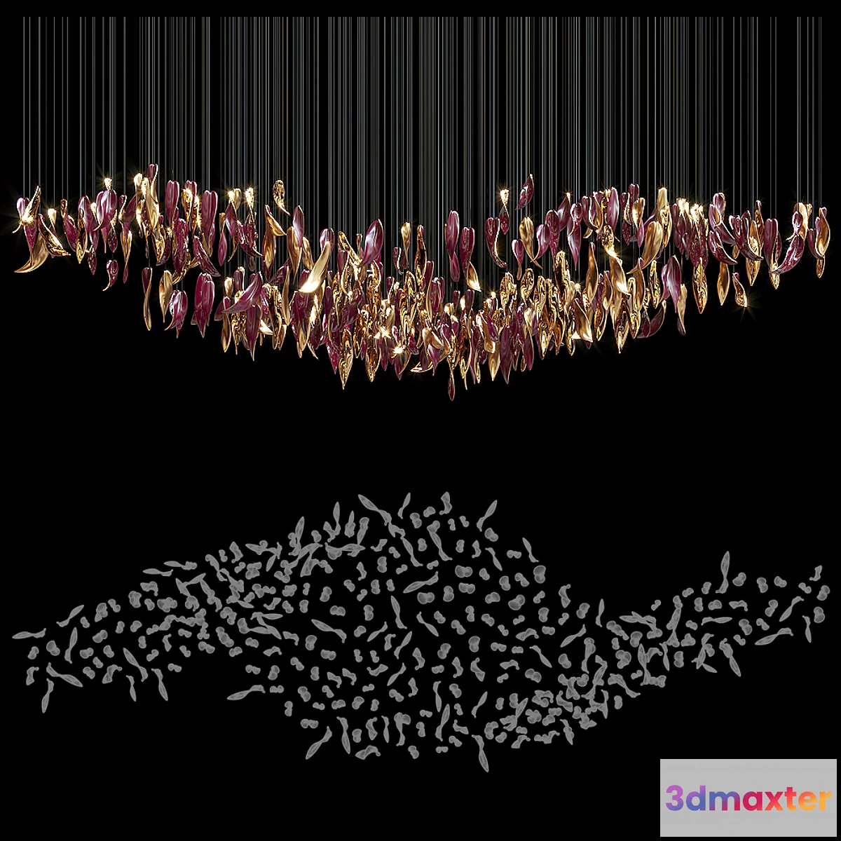 708982 - Chandelier Light Vargov - No.33