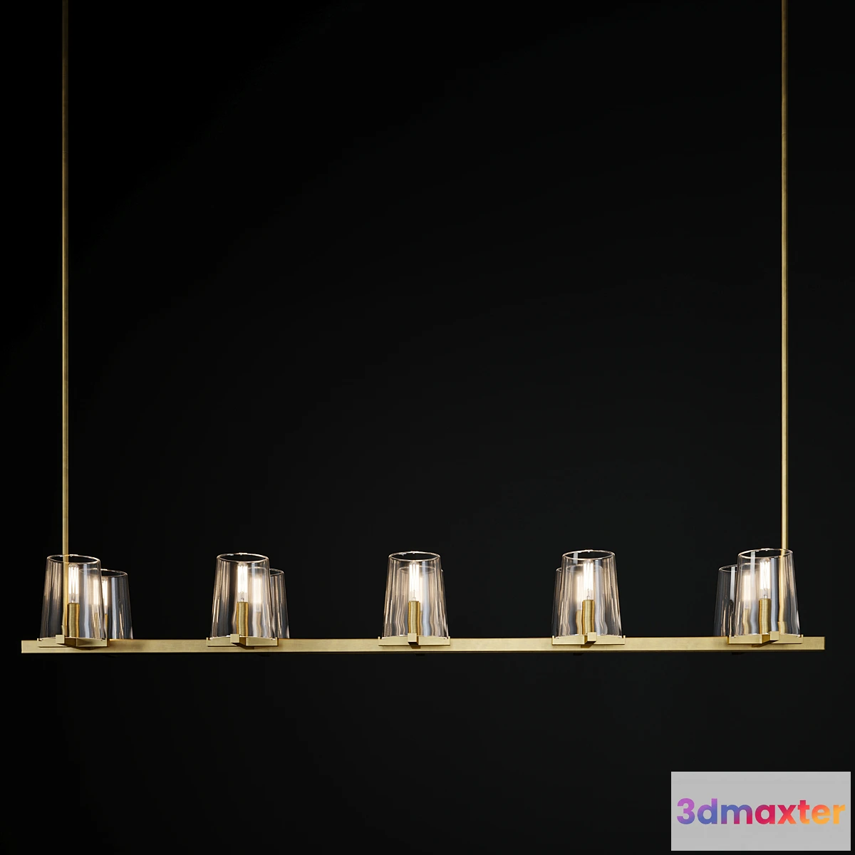 709048 - PAUILLAC LINEAR CHANDELIER