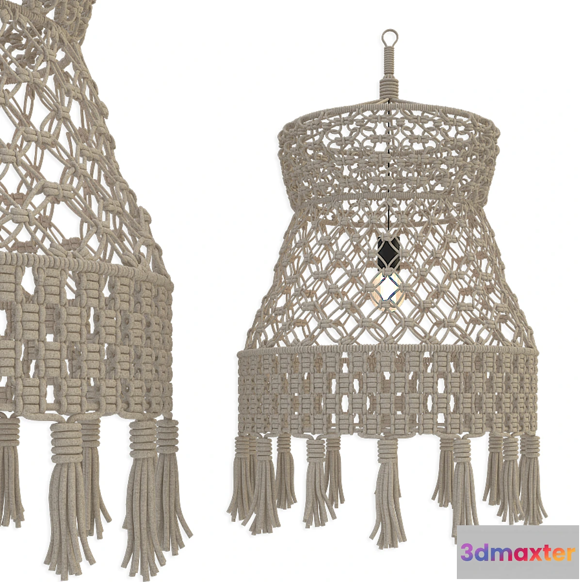 709088 - Macrame Lampshade Pendant 2