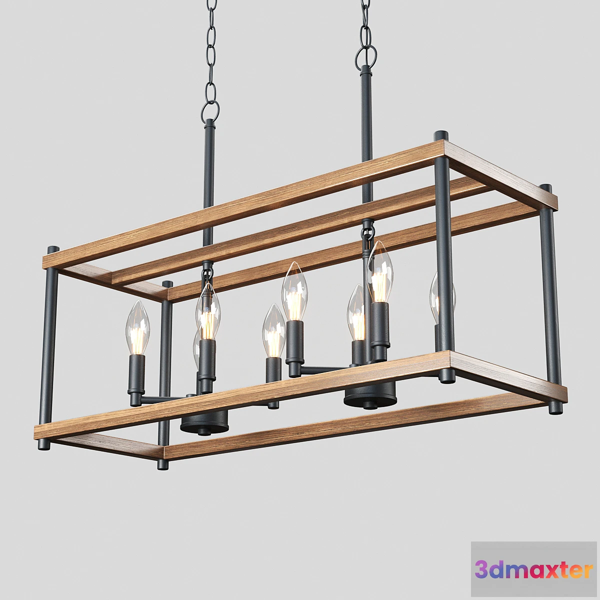 709134 - Eniso 8-Light Farmhouse Chandelier