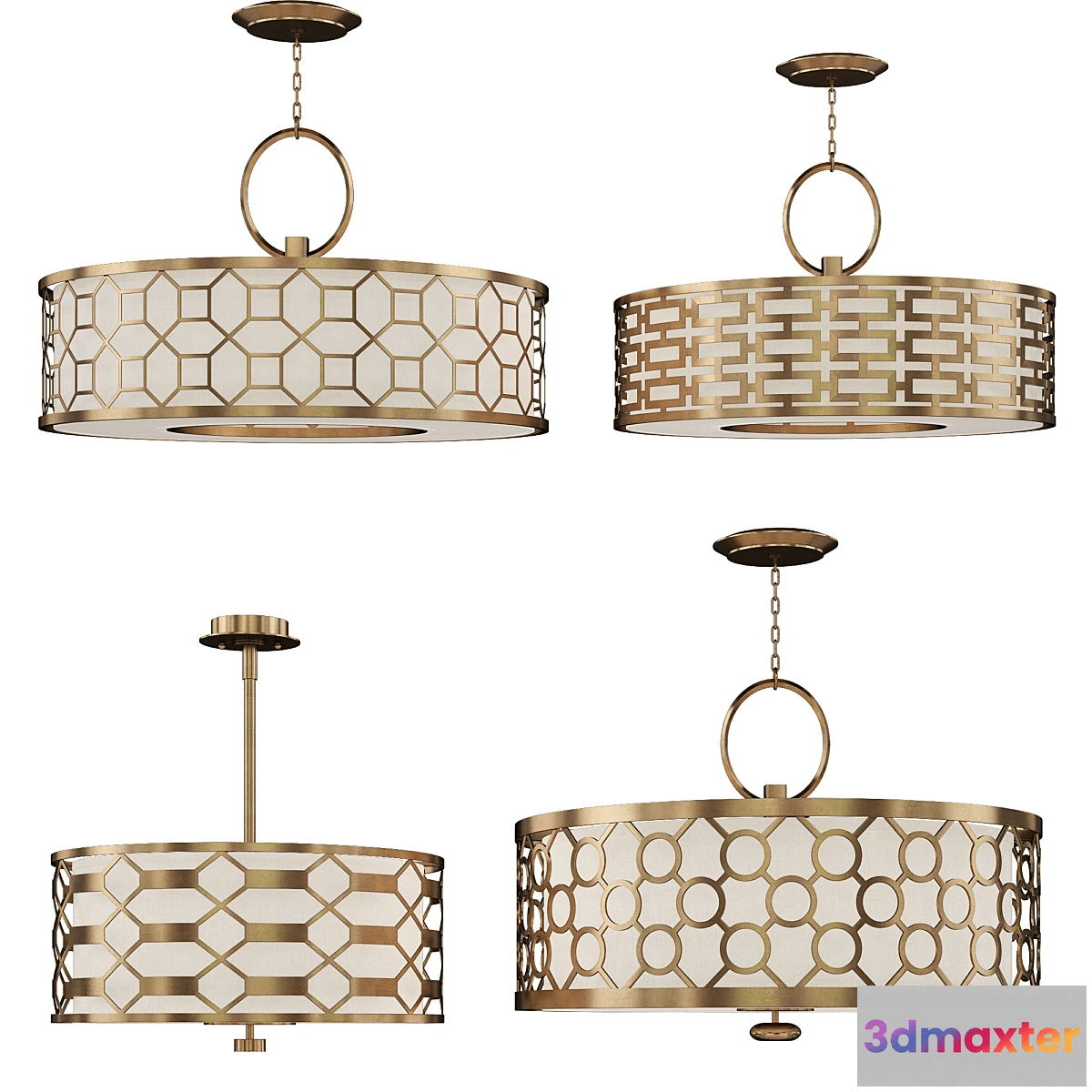709264 - Allegretto Drum Pendants Light