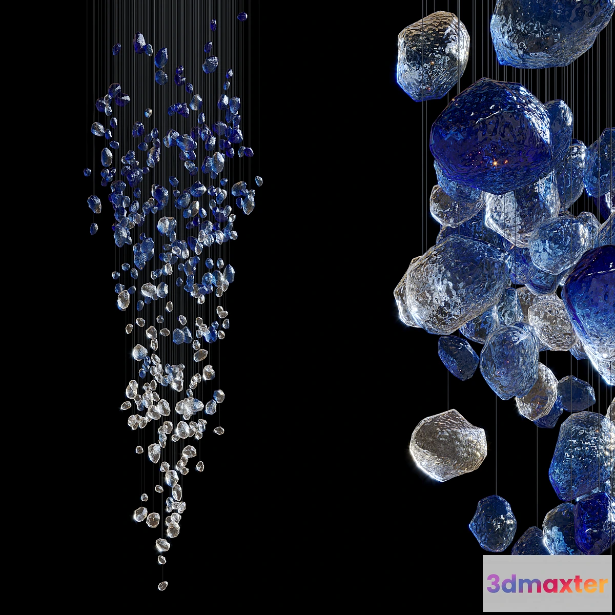 709308 - Hanging composition Asteroid - Vargov® Design - No.3