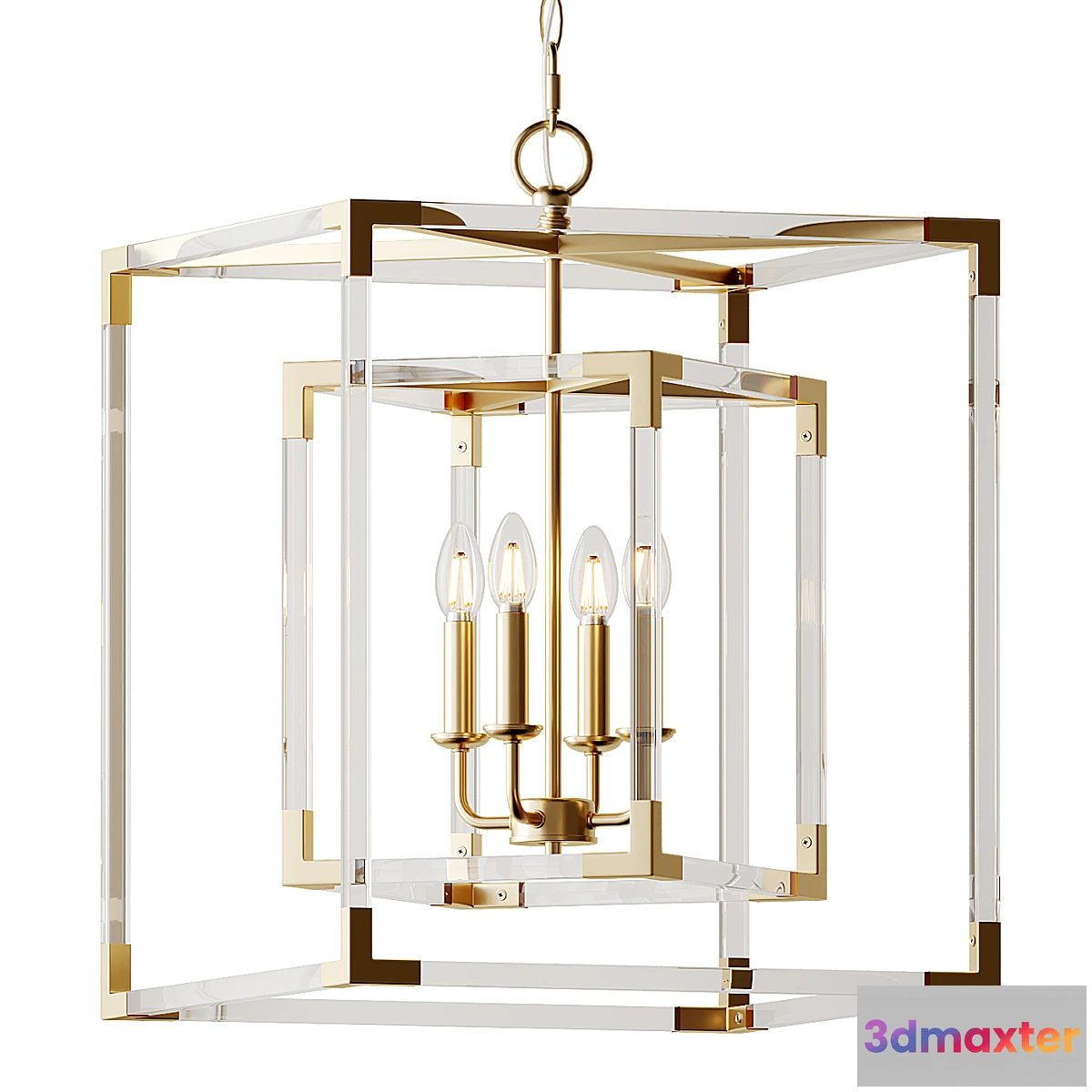 709448 - Ballard Designs Phoebe Acrylic Chandelier