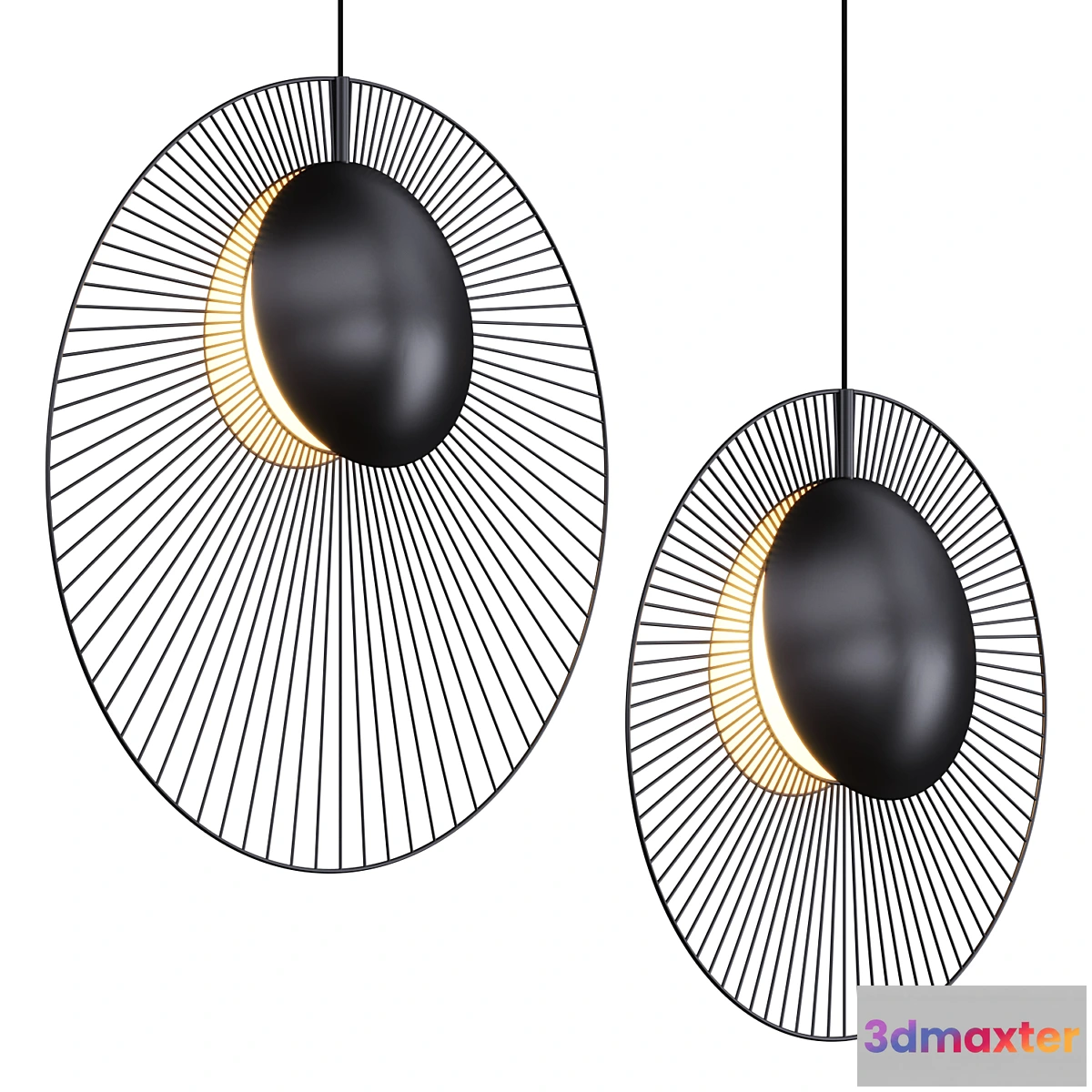 709496 - Pendant lamp MAGDALENA BLACK Lampatron