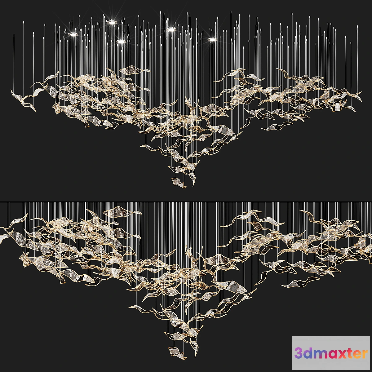 709550 - Contour Chandelier Sanssoucilighting