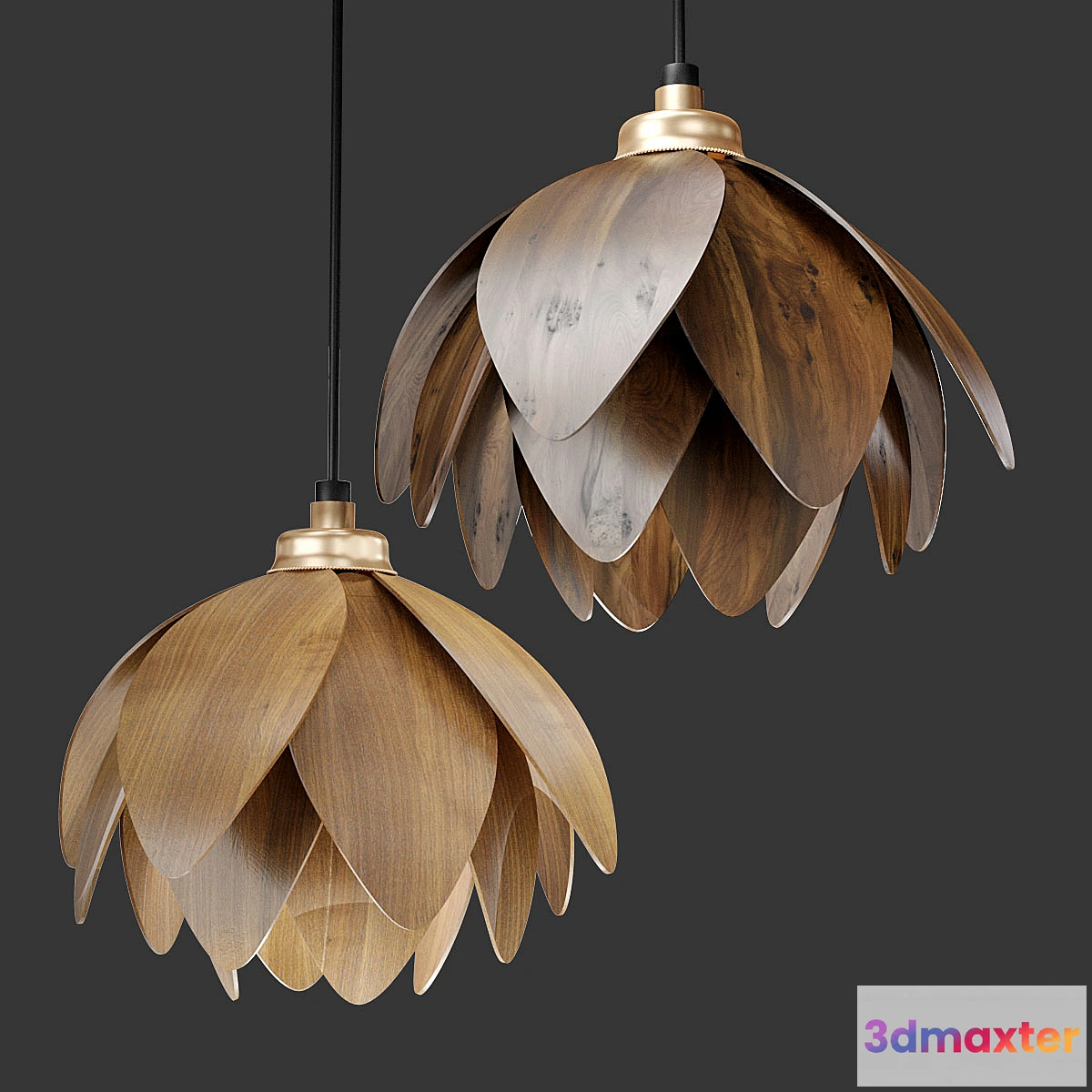 709674 - The Lotus bud pendant light