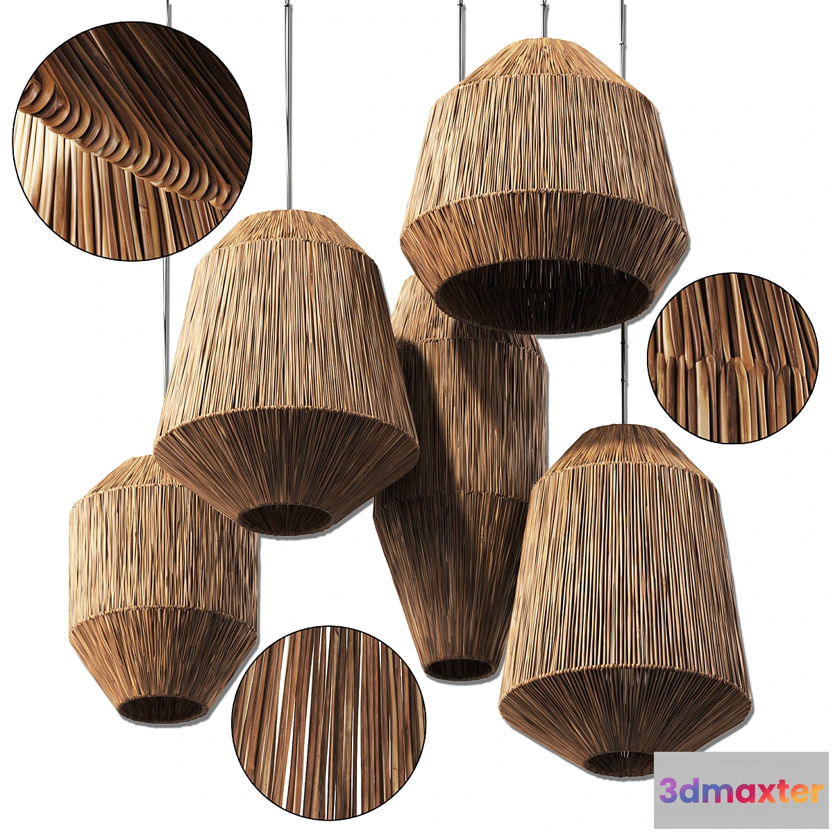 709728 - Lamp wicker n25