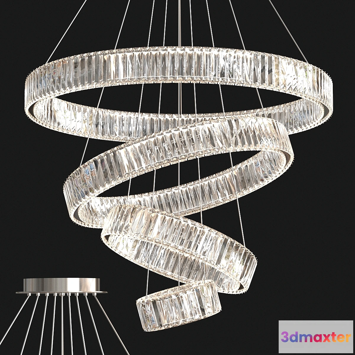 722050 - Crystal Round Ring - No.2